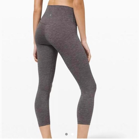 Grey and Black Heathered 25’ Align leggings - Picture 2 of 2